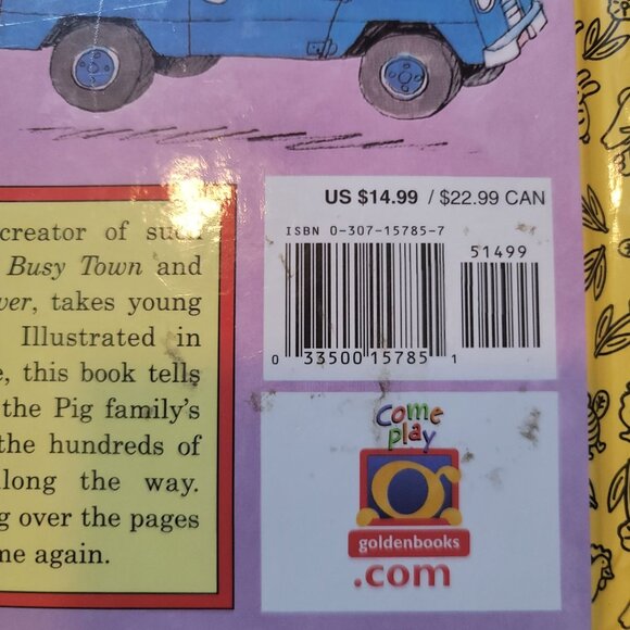 vintage Richard Scarrys Cars and Trucks and Things That Go Book golden book - Picture 14 of 14